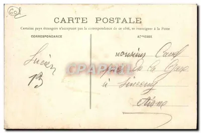 Coye (Oise) — O Castelo da Rainha Branca — Vignard em Coye - Edição reservada — Verso