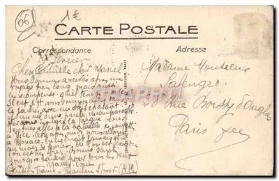 Béziers — Publiczny ogród i Hotel Bedford — LL — Rewers