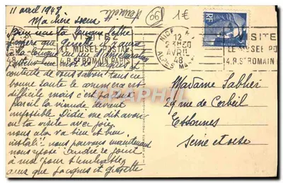 Villefranche-sur-Mer — L'Escadre en rade et le Cap Ferrat — Bef. 12290 — Verso