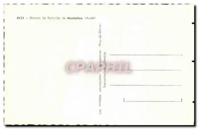 Interior de uma igreja — capela de Nossa Senhora da Natividade — Casa de Retiro de Montolieu (Aude) — Verso