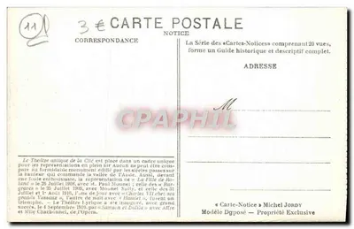 Miasto Carcassonne — Wieża Młyńska i Wieża Mipadre — Lokalizacja Teatru Starożytnego — Rewers