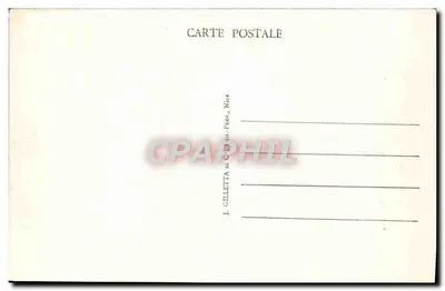 NICE — Widok między sosnami — J. Gilletta i Cie, Nice, n° 104 — Rewers