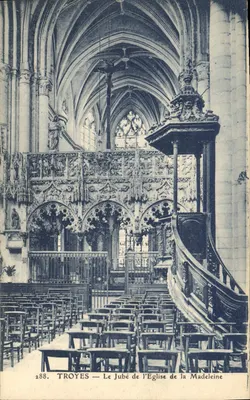 Troyes — Jubé Katedry św. Marii Panny — Comptoir Général, Paryż