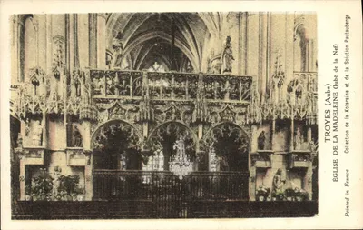 Kościół św. Magdaleny — Jube w nawie — Troyes (Aube)
