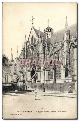 Troyes – Katedra św. Urbaina (strona południowa) – Kolekcja T.G. nr 33