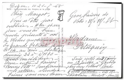Nice - Promenada Anglika i plaża — wydawnictwo SEPA - NICE - 16/414 — Rewers