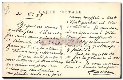 NARBONNE — Katedra św. Justa — Widok z klasztoru — L'Aude Illustré, nr 24 — Rewers