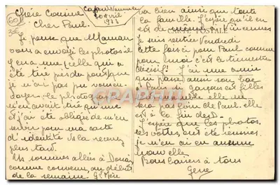 Maison Mère Sacré-Cœur d'Ernemont – Drzwi wejściowe z drewna – Wydawca Riche-Rouët — Rewers