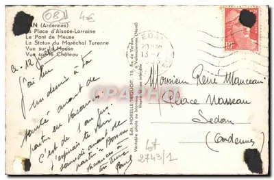 Sedan — Lembrança de Sedan — Editor Eric — Verso