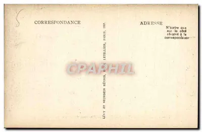 Castelo de Chantilly — A Sala do Príncipe de Condé — Editor Letellier, Paris — Verso