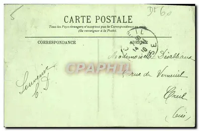 Chantilly — Zamek Królowej Białej — L.L. n°134 — Rewers