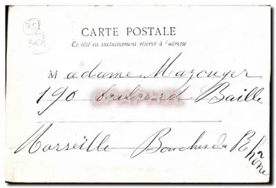 Paris — O Hotel de Ville — Editor não identificado, n° de série 10 — Verso