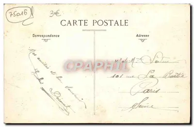 Bois de Boulogne — Lago Superior — P. Marmuse — Verso
