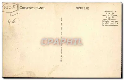 Paryż — Le Trocadéro — wydawca LL, nr 850 — Rewers