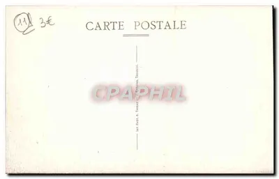 Cité de Carcassonne — Vue Générale Sud-Est — Impr. Phot. A. Thibaut, Toulouse — Verso