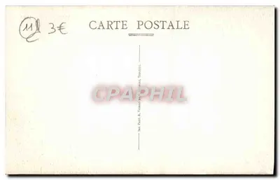 Cidade de Carcassonne — Basílica de São Nazário (Parte Gótica) — Impr. Puot A. Tumrat, Toulouse — Verso