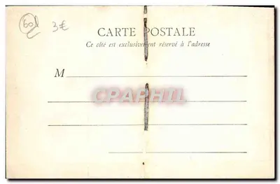 Galeria Festiwna — Zamek Compiègne — Wydawca E. F., Paryż — Rewers