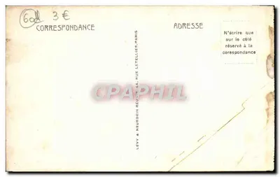 Compiègne — Zamek. Pokój sypialny Marie-Antoinette — LL — Rewers
