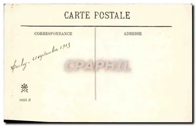 Święta Jeanne — figura autorstwa Charles Desvergnes — Marcel Marron, Wydawca, Orléans — 2055 B — Rewers