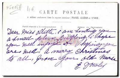 Paris - Bois-de-Boulogne - Avenida das Acácias — Verso
