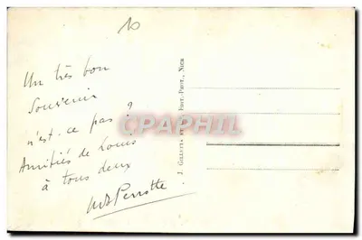 Éze (A-M) — Route de la Grande Corniche — J. Galletta, Nice — Rewers
