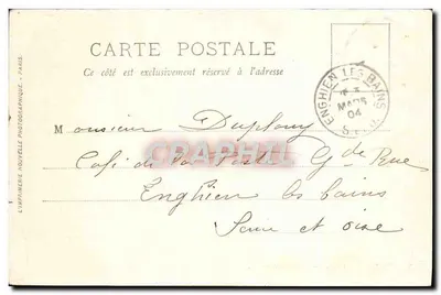 Villefranche — L'Escadre — LL. — A.-B. — n° 308 — Verso