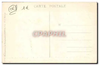 Gourdon A.-M. — Línea del Sur de Francia (Alt. 758 m.) — Camino del Paraíso — Edición Giletta — Reverso