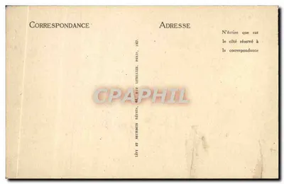 Grasse — O Square e o Monumento Fragonard, por Aug. Maillard — LL — Verso