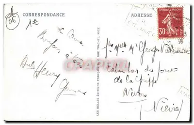 Théoule — A Gruta de Gardanne — LL — Verso