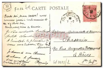 Coulommiers (S.-et-M.) — O Château feudal — Edit. J. B. n° 48 — Verso