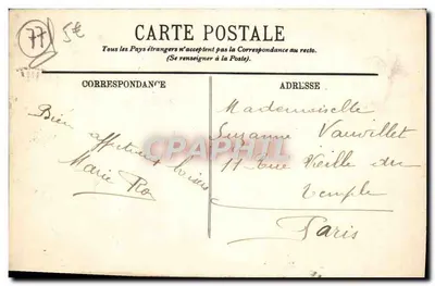 Moret - Les Remparts — Wydawca LL, n°21 — Rewers