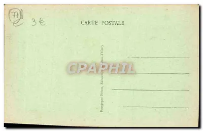 Meaux (S.-et-M) - Jardim do antigo Bispo - Pátio inferior desenhado por Le Nôtre — Verso