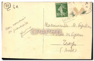 Moret - Casa Sauvé clasificada por los Arts et Métiers — Edición Sauvé, n°32 — Reverso