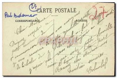 Pont-Audemer — Katedra św. Ouen — Gaves Normandzkie — Rewers