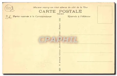 Abbeville — A Catedral — G. Arlaud, editor — Verso