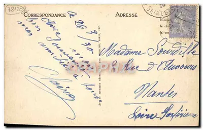 Rambouillet — El Esfinge y el Castillo — LL — Reverso