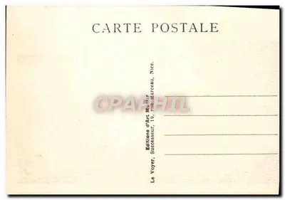CANNES — Promenade da Croisette e os hotéis — Foto Munier — Verso