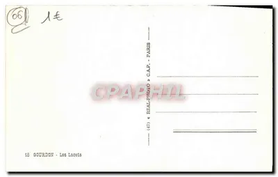 Les Lacets — Gourdon — wydawca C.A.P. — Rewers