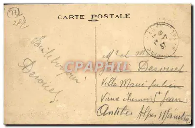Lagny (S.-et-M.) — Rande van de Marne — Fot. Fleury, Parijs — Achterkant