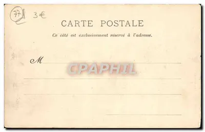 Fontainebleau-Barbizon — Gorges d'Apremont — A. Siron, edit., Barbizon — Verso