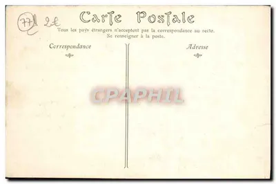 Palácio de FONTAINEBLEAU — A Escada do Cavalo de Ferro — ND Pihot, n°51 — Verso