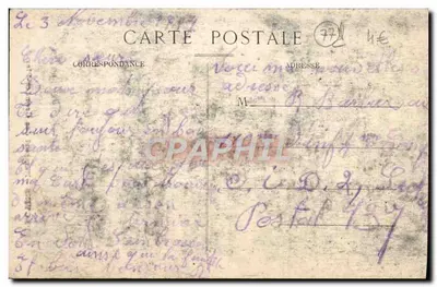 PROVINS - Rempart des Grandes-Planches — A. Vernant, uitgever — Achterkant