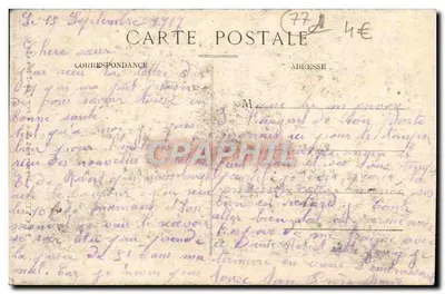 PROVINS - Rempart des Grandes-Planches — A. Vernant, uitgever — Achterkant
