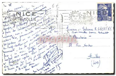 Roquebrune-Cap-Martin — Widok na Cabbé i Cap-Martin — A. Cigogne — Rewers