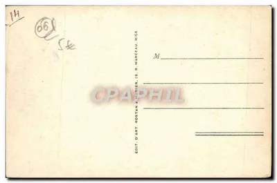 Menton - Cap Martin - Porte Romaine — wydawca Art Rostan & Munier, Nice, n° 446 — Rewers