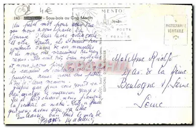 Las pod Cap Martin — Menton — Wydawnictwo Art Munier — Rewers