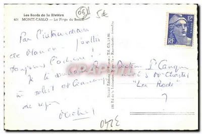 Brzegi Rivierii — Monte-Carlo — Plaża Beach — Wydawnictwo Ryner — Rewers