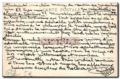 Levens (A.-M.) — Uitzicht genomen vanaf het Plateau — De Val van de Vésubie — Uitzicht omhoog op de Alpenketen — Edit. Gilletta n° 3256 — Achterkant