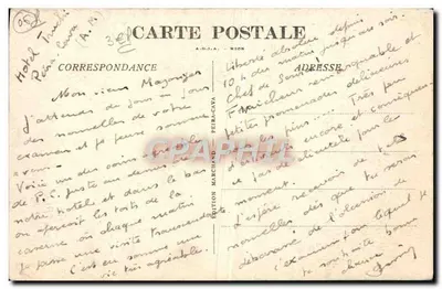 Peira-Cava — Stacja Letnia i Zimowa (wys. 1.500 m.) — Kąt lasu — Wydawnictwo Marchand, Nice — Rewers