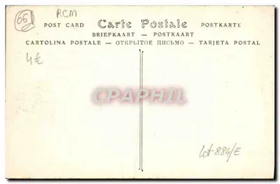Cap Martin, pod lasem — Menton, seria 856 — ND Phot. — Rewers